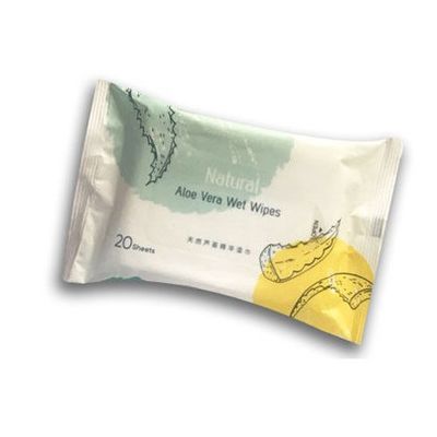 Huid die Natuurlijk Aloë Vera Wet Wipes For Hands/Gezicht reinigen