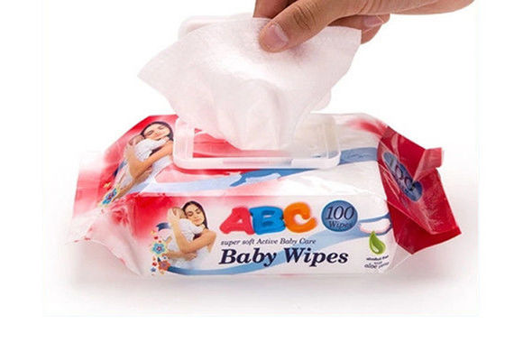 Het aangepaste Logo Disposable Wet Wipes For-Baby Schoonmaken