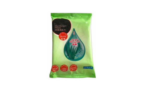 Individueel Verpakt Aloë Vera Extract Disinfectant Wet Wipes