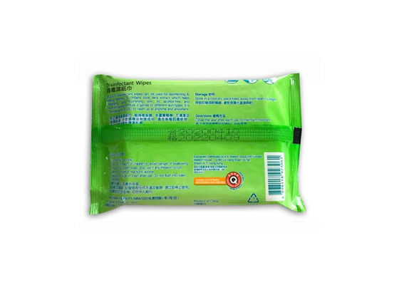 Individueel Verpakt Aloë Vera Extract Disinfectant Wet Wipes