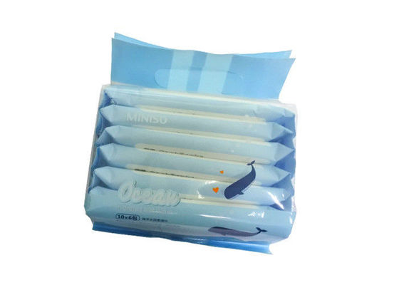 Witte 10pcs * 6 Geen Natte Geur ultra Zachte Baby veegt af