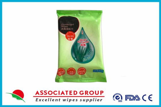Individueel Verpakt Aloë Vera Extract Disinfectant Wet Wipes
