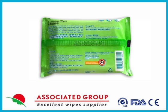 Individueel Verpakt Aloë Vera Extract Disinfectant Wet Wipes