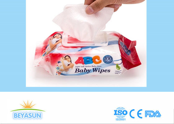 Het aangepaste Logo Disposable Wet Wipes For-Baby Schoonmaken