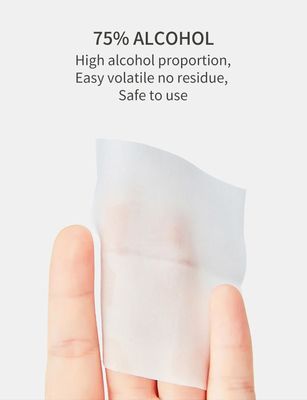 Veegt de veiligheids Persoonlijke Antiseptische 60gsm Desinfecterende Hand af